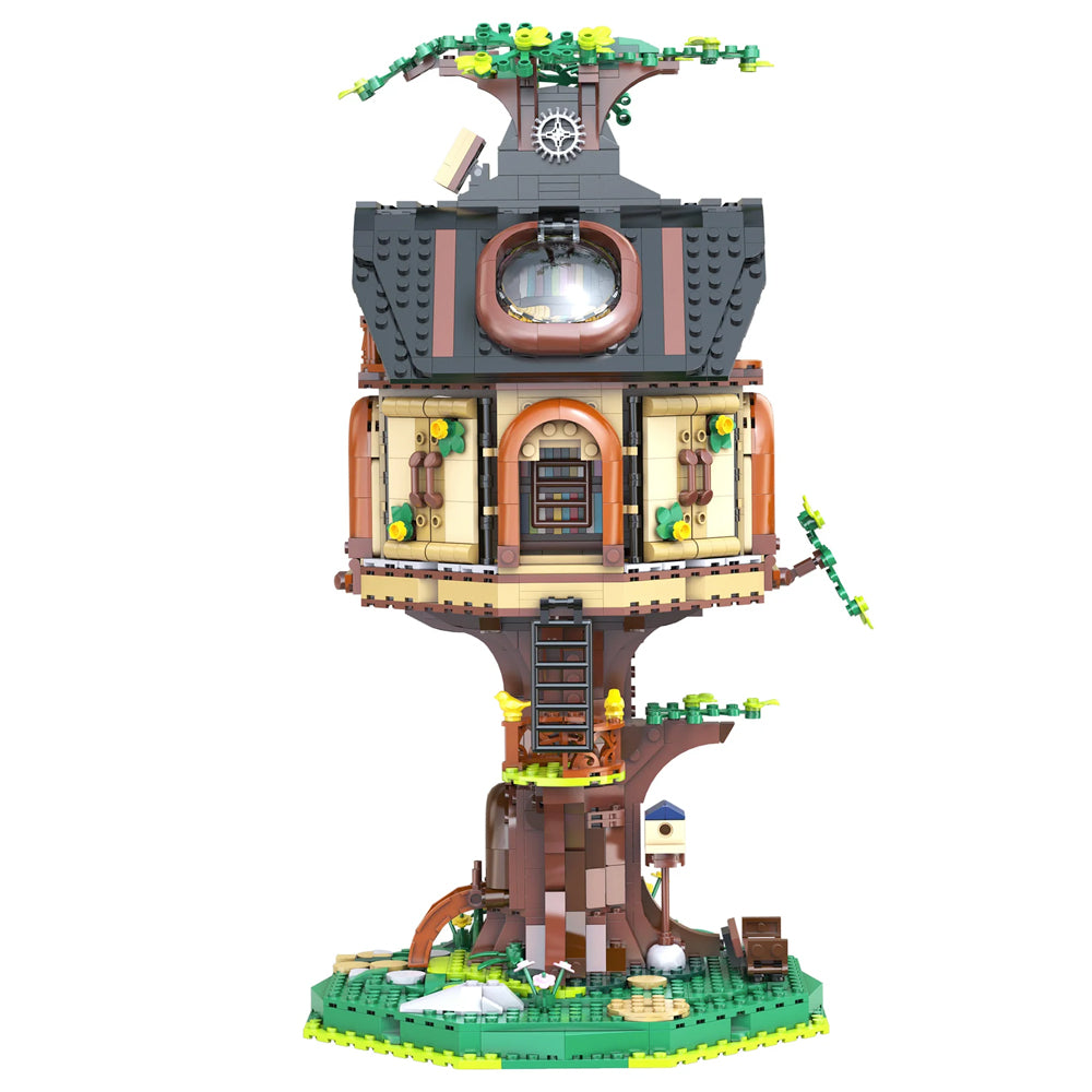 CaDA Tree House Library Brick Model Building 1808pcs 66013W