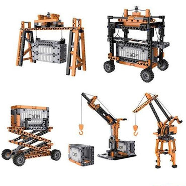 CaDA Port Engineering 10-in-1 Brick Models 634pcs 71002W