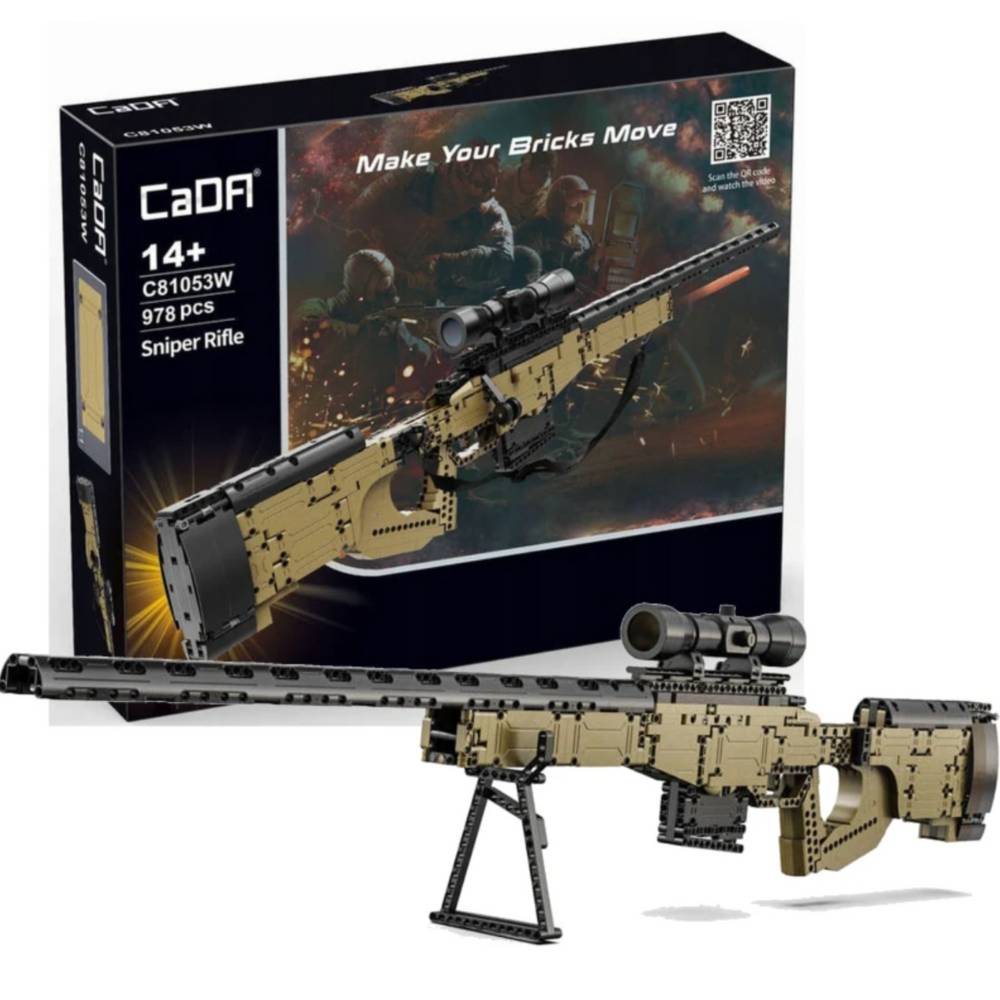 CaDA L96A1 Sniper Rifle Brick Model 979pcs C81053W