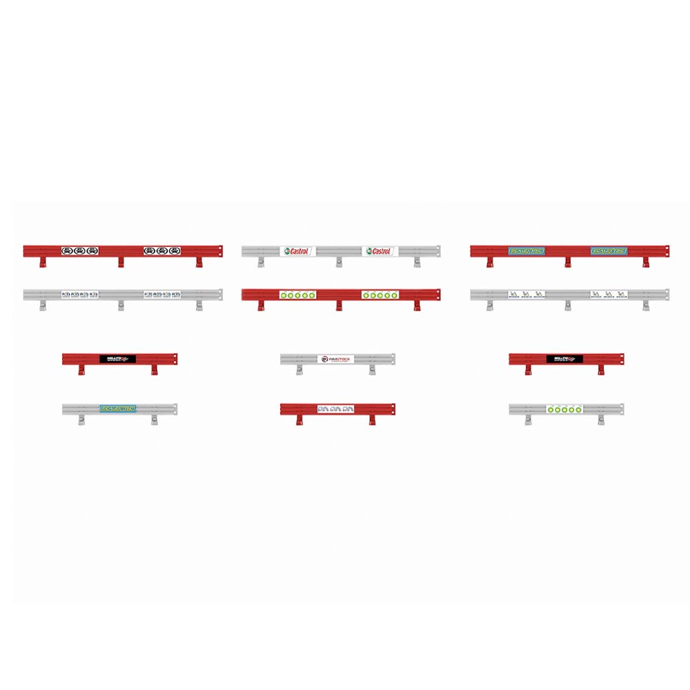 Scalextric C8191 Vintage Classic Armco Barriers Borders Stickers