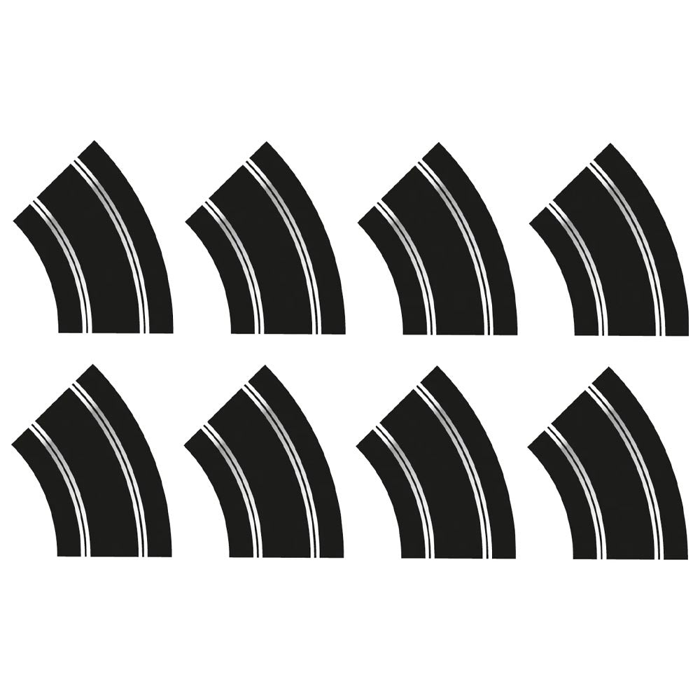 Scalextric C8196 Scalextric R2 Curve  C8206 X 8 Track Extension Pack
