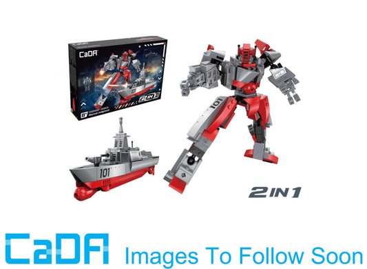 CaDA Sky Razor 2-in-1 Mecha Robot Ship Brick Model 303pcs C82005W