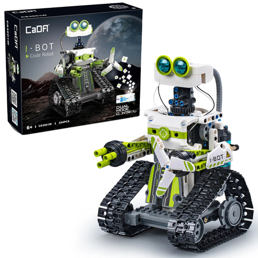 CaDA I-BOT Code Robot Brick Model STEM Toy Age 6+ 434pcs 83001W