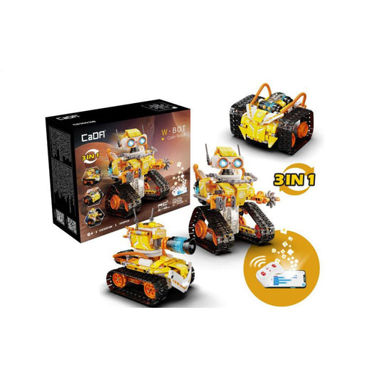 CaDa W·BOT Code Robot 3In1 RC Brick Robot 455pcs C83003W