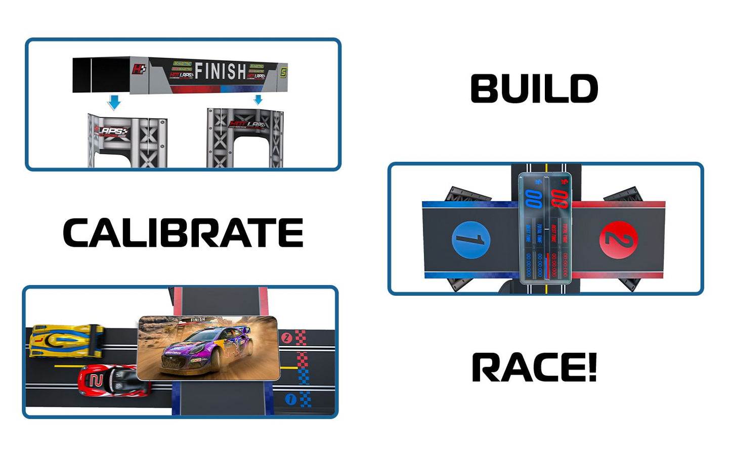 Scalextric C8337 Hot Laps Gantry 1:32 Slot Car