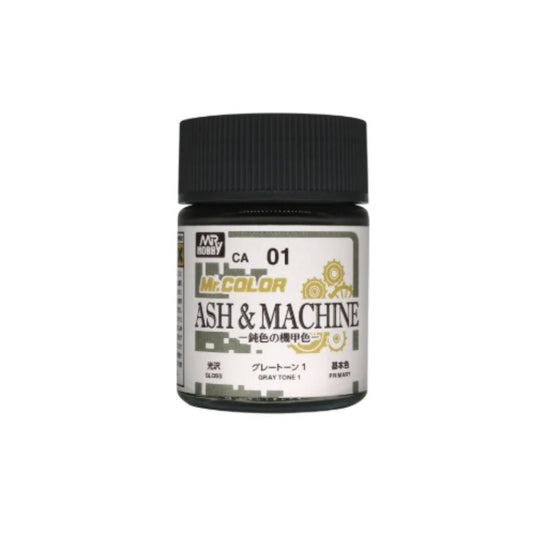 Mr Hobby Mr Colour Ash & Machine Gray Tone 1 CA-01 18ml