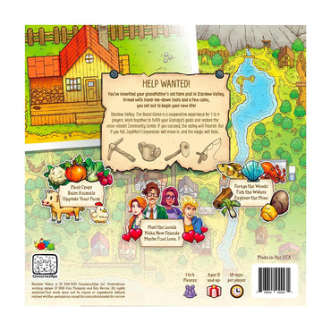 Stardew Valley: The Board Game - 1-4 Players Age 13+ From ConcernedApe
