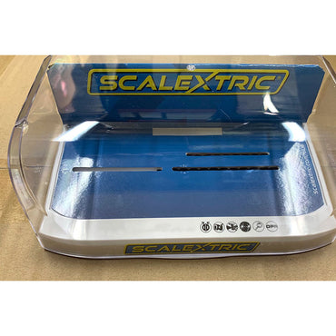 SCALEXTRIC Slot Car Crystal Display Case  - White Base