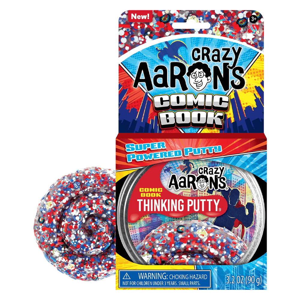 Crazy Aaron's Trendsetters Comic Book Thinking Foam Stretch Toy CB020