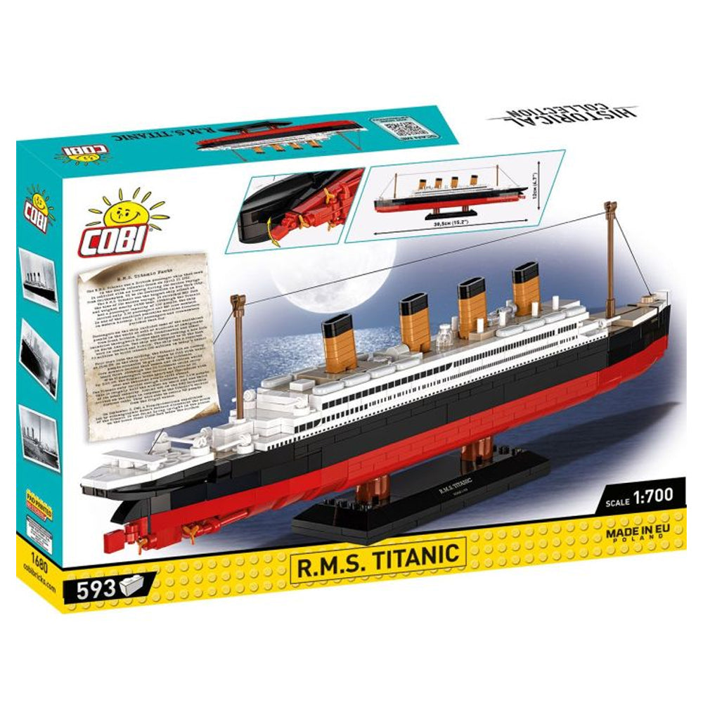 COBI 1680 R.M.S. Titanic Historical Collection 1:700 Brick Model 593pcs