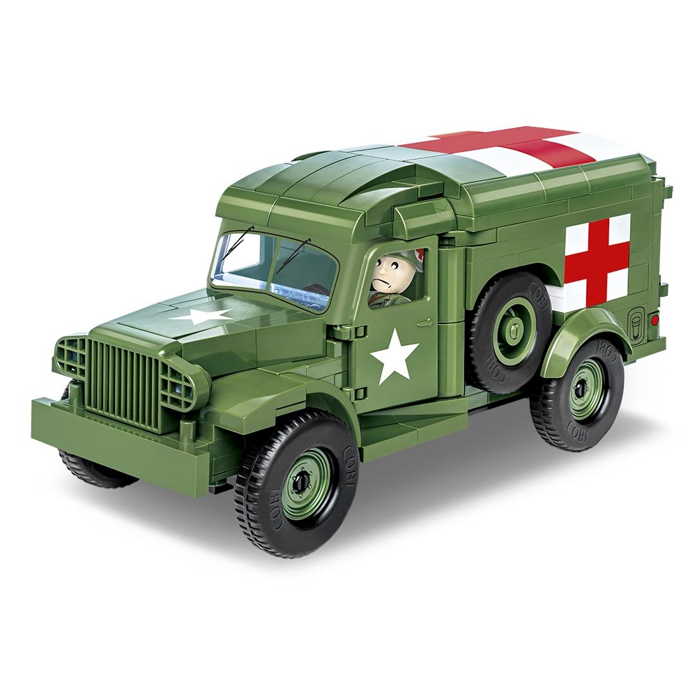 Cobi 2257 Historical Collection Dodge WC-54 Ambulance Brick Model 293pcs
