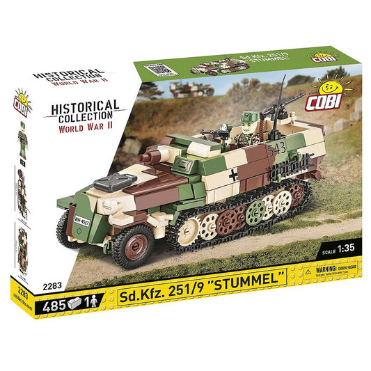 COBI 2283 Historical Collection WWII Sd.Kfz 251/9 Stummel Half-Track 1:35 454pcs