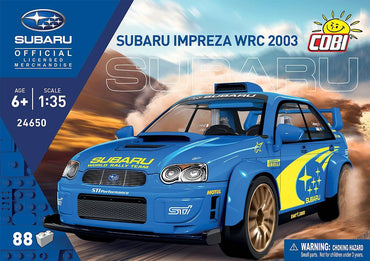 COBI 24650 Subaru Impreza WRC 2003 1:35 Brick Model 88pcs
