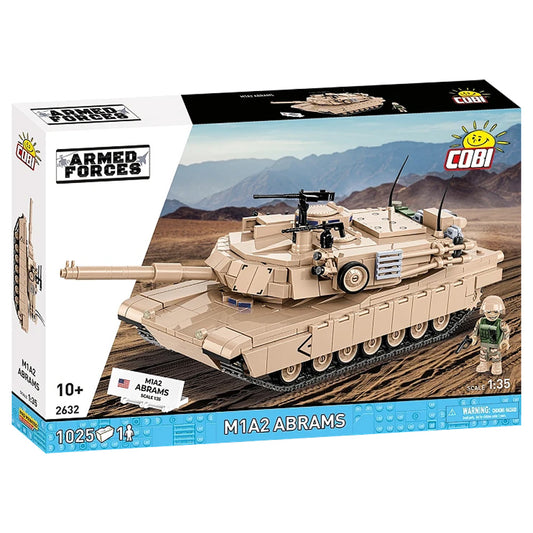 COBI 2632 M1A2 Abrams 1:35 Brick Model Age 10+ 1025pcs