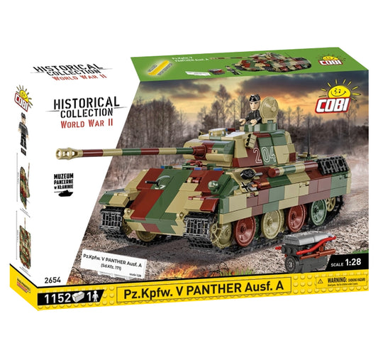COBI 2654 Pz.Kpfw. V Panther Ausf. A 1:28 Brick Model 1152pcs