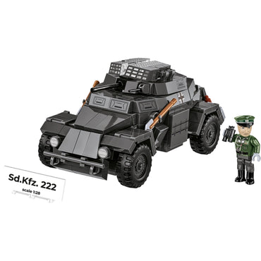 COBI 2657 Sd.Kfz.222 HC:WWII 1:28 Brick Model 502pcs