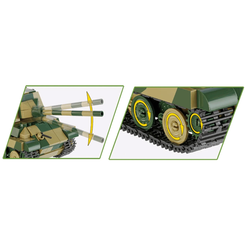 COBI 2733 Panzerjager Tiger Ausf.B Jagdtiger 1:48 Brick Model 528pcs