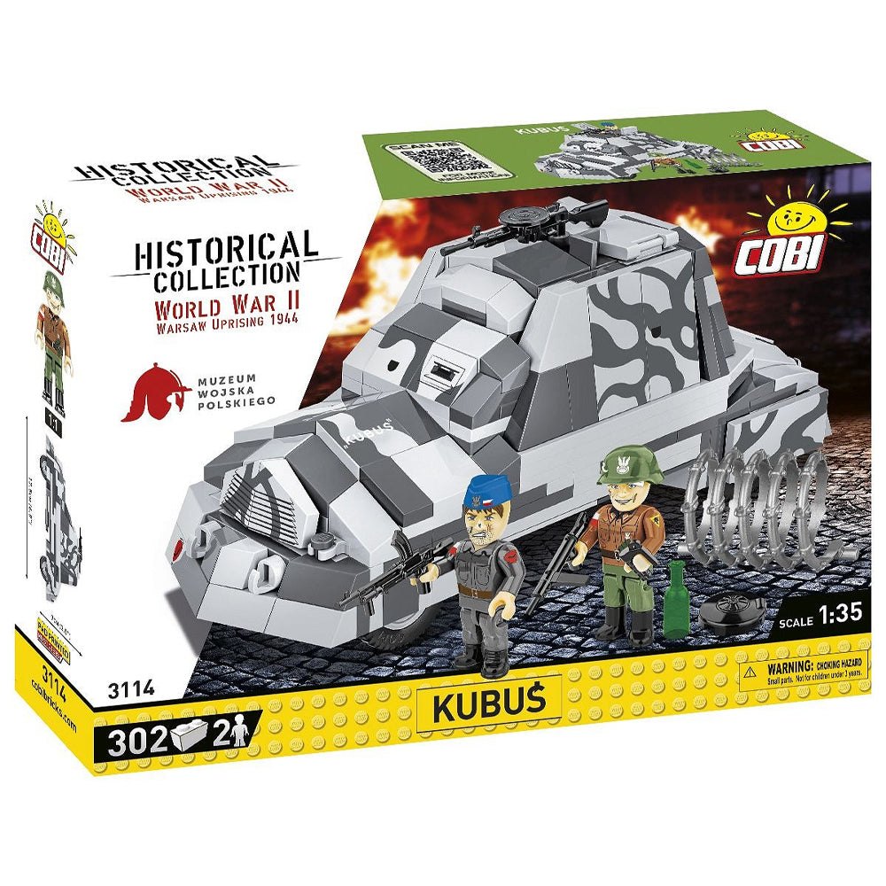 COBI 3114 Kubus HC WWII Warsaw Uprising 1944 1:35 Brick Model 300pcs