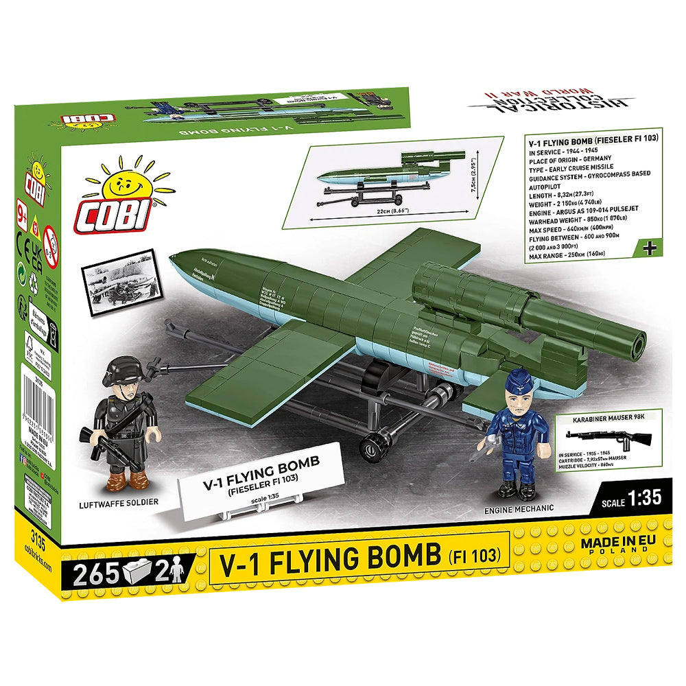 COBI 3135 V-1 Flying Bomb HC: WWII 1:35 Brick Model 265pcs