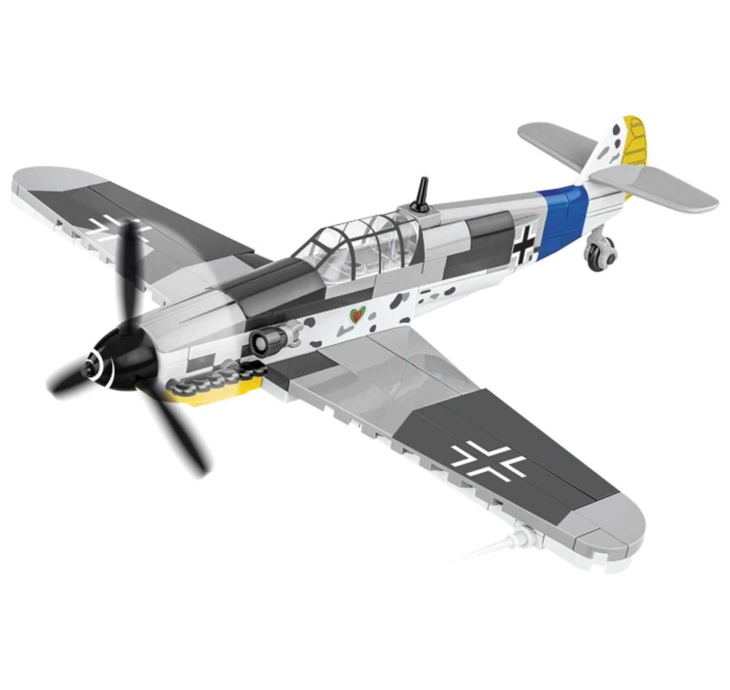 COBI 5870 Messerschmitt Bf 109 G HC: WWII 1:48 Brick Model 125pcs