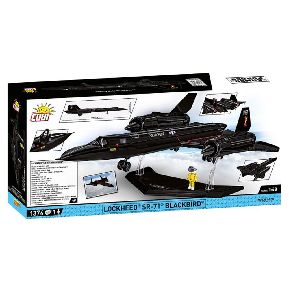 COBI 5891 Lockheed SR-71 Blackbird Brick Model 1374pcs Age 8+