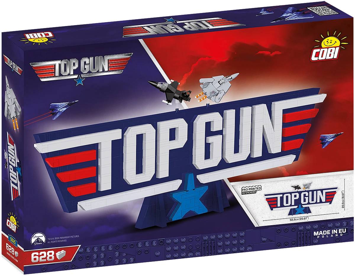 COBI 5925 Top Gun Logo Brick Model 628pcs