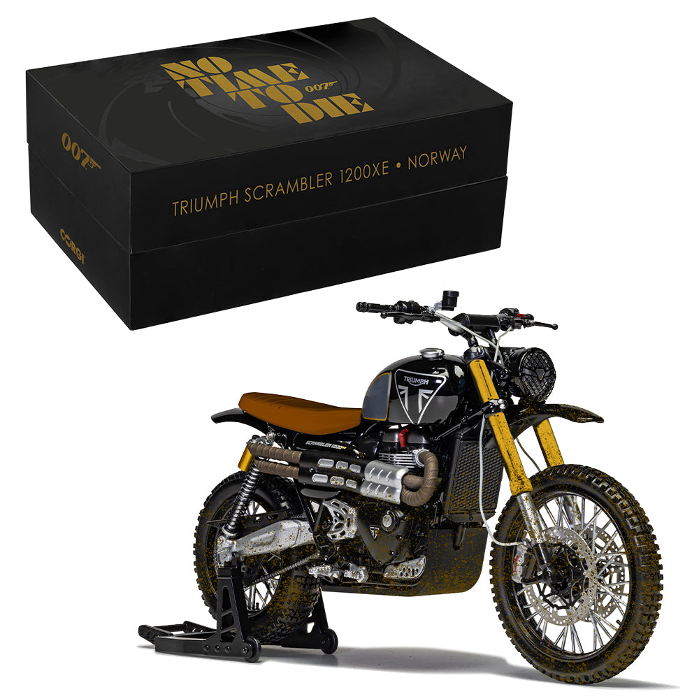 Corgi CC08403 James Bond - Triumph Scrambler 1200XE No Time To Die 1:12 Model