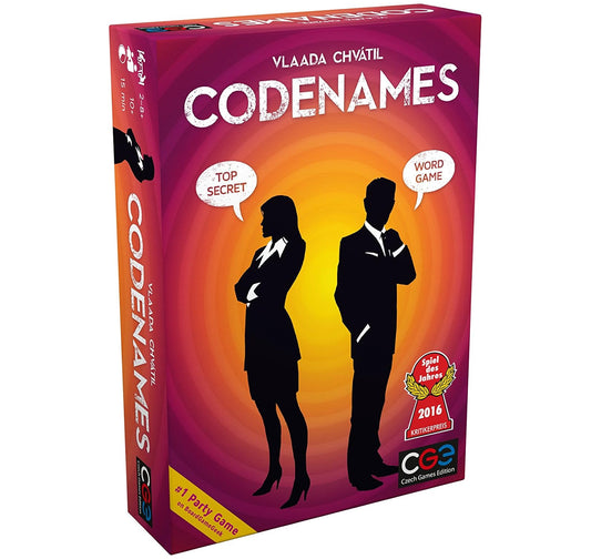 Codenames Party Card Game - 2-8 Players Age 10+