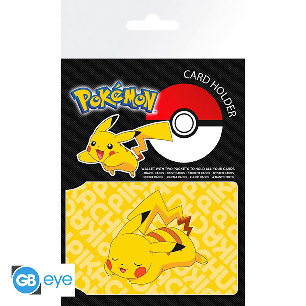 POKEMON - Card Holder Wallet - Resting Pikachu