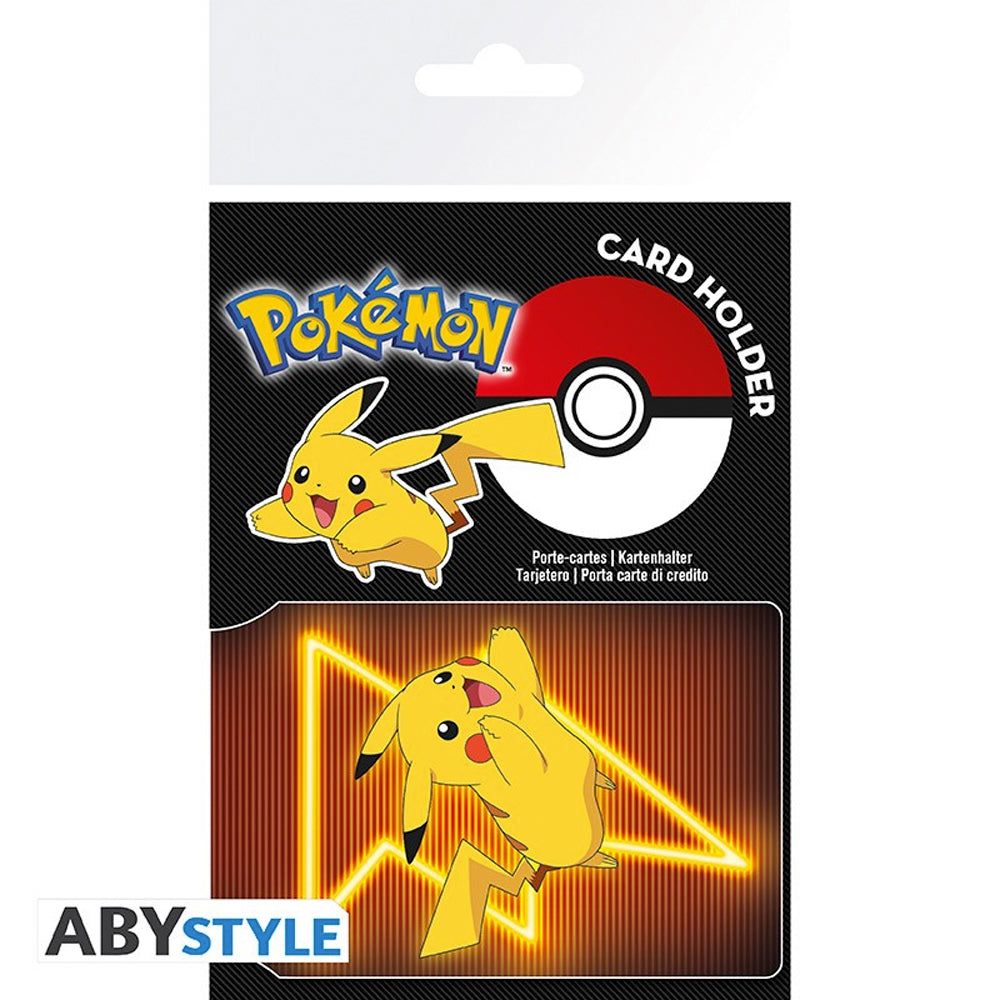 POKEMON - Card Holder Wallet - Pikachu Neon