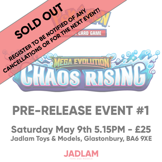 Pokemon Chaos Rising Pre-Release - May 9th 5.15PM - Jadlam Toys & Models