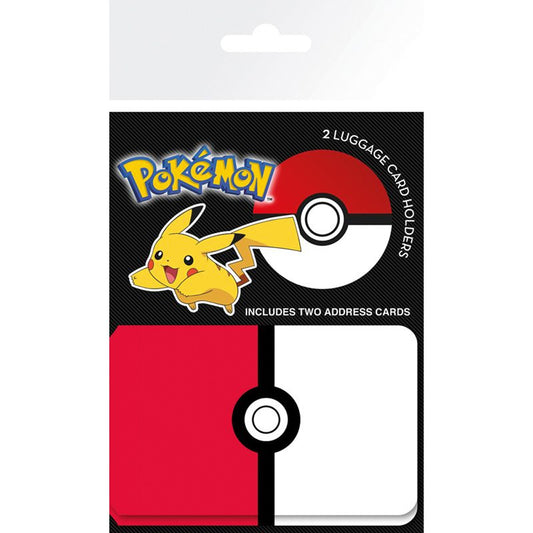 POKEMON - Luggage Tag Card Holder Pokeball