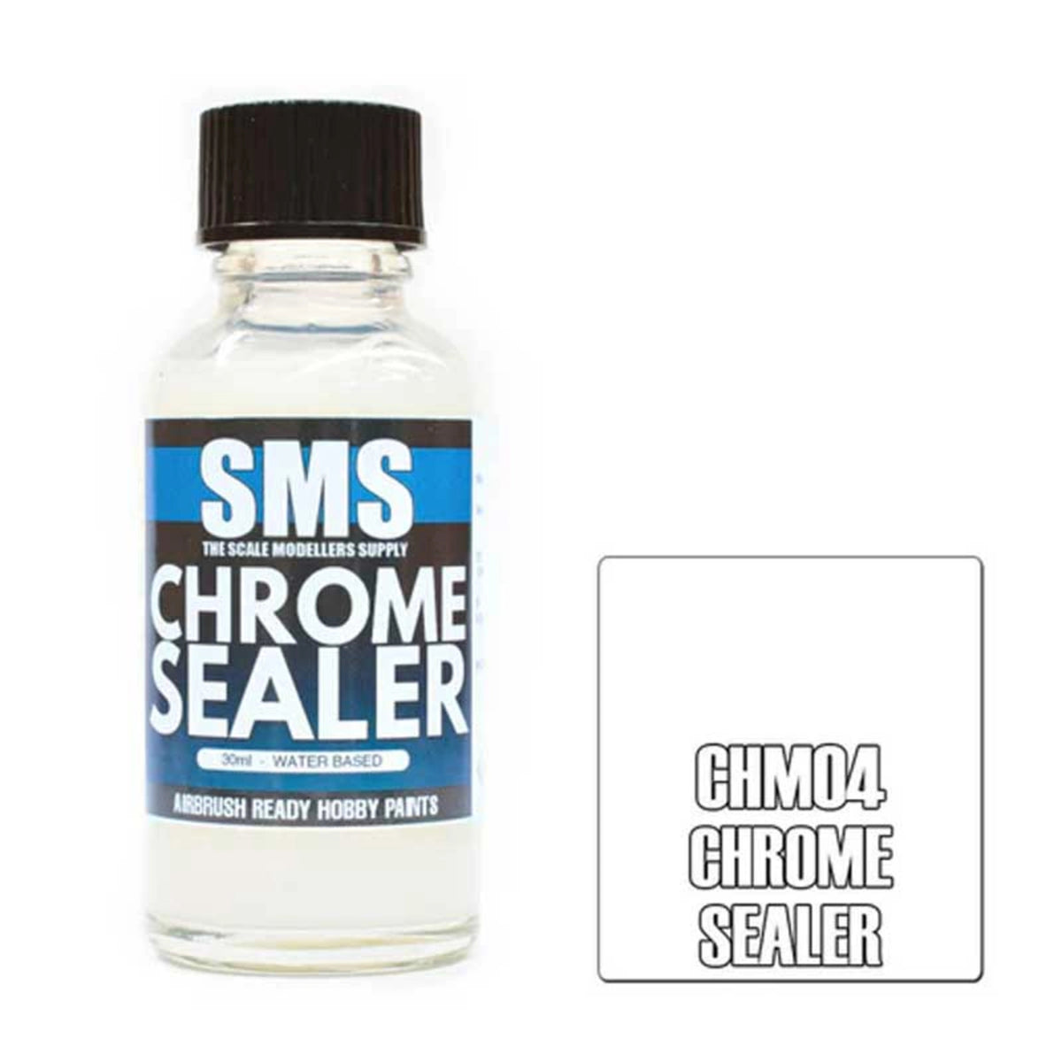 SMS Chrome Sealer Water Based Clear Coat 30ml CHM04