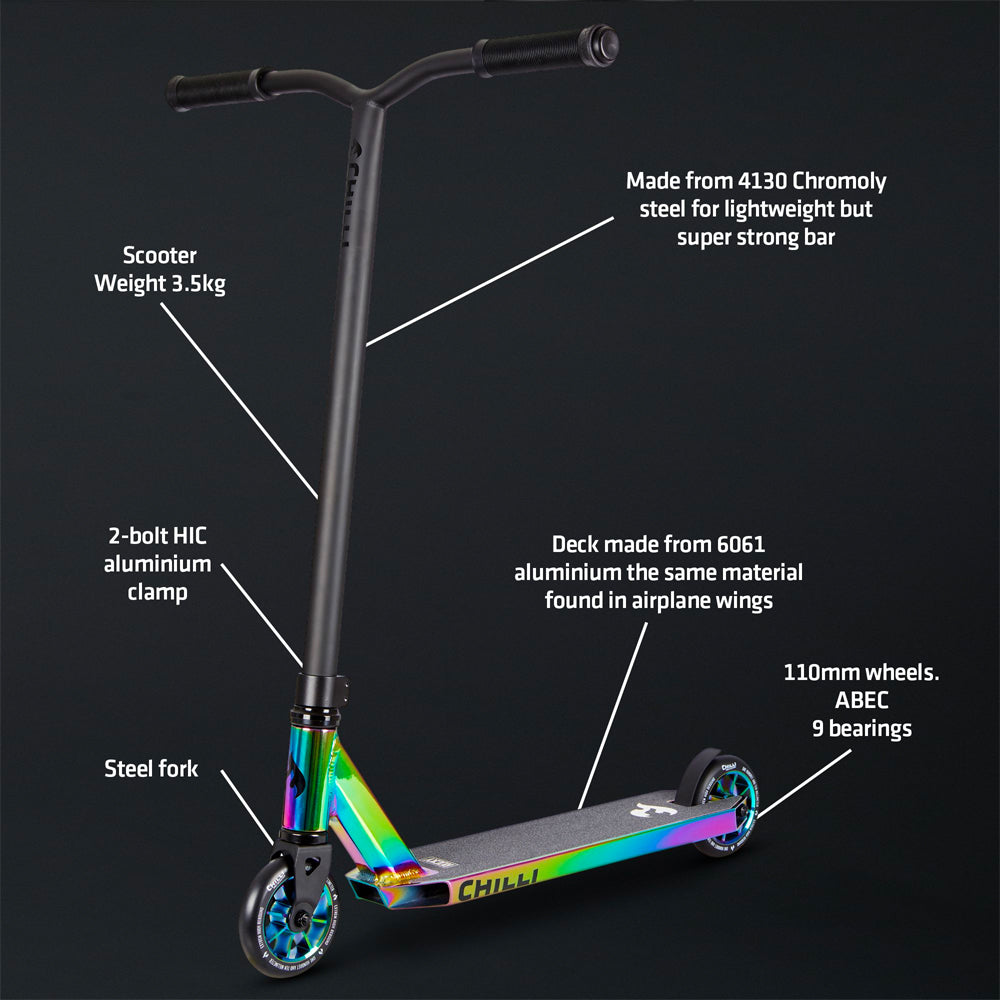 Chilli Rocky Base Neochrome Micro Scooter Age 5-10