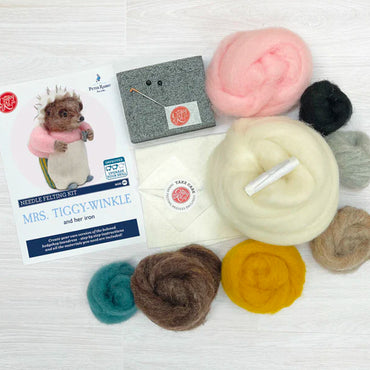 Crafty Kit Company Mrs Tiggy-Winkle Ironing Needle Felting Craft Kit BEATRIX-003