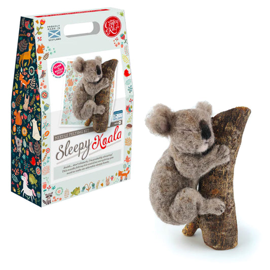Crafty Kit Company Sleepy Koala Needle Felting Craft Kit NF-129
