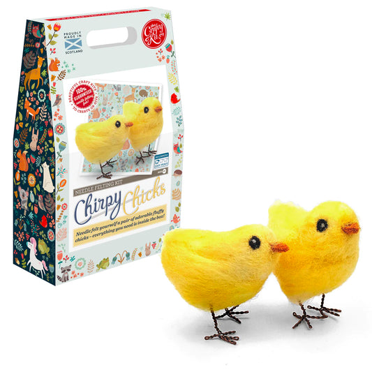 Crafty Kit Company Chirpy Chicks Needle Felting Craft Kit NF-138