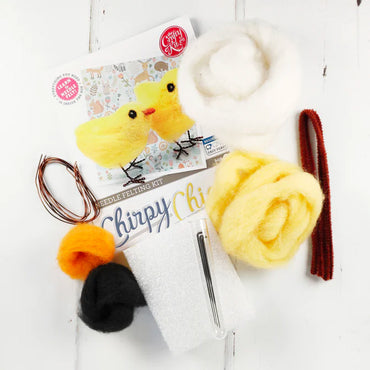 Crafty Kit Company Chirpy Chicks Needle Felting Craft Kit NF-138