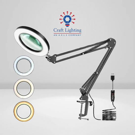 Craft Lighting Spyglass Dioptre Magnifying Modelling Light - G-Clamp