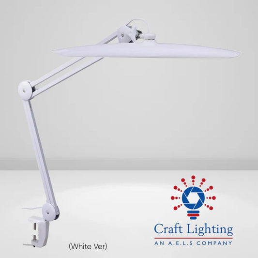 Craft Lighting Neptune Modelling Desk Lamp w/Dimmer (G-Clamp) - Black