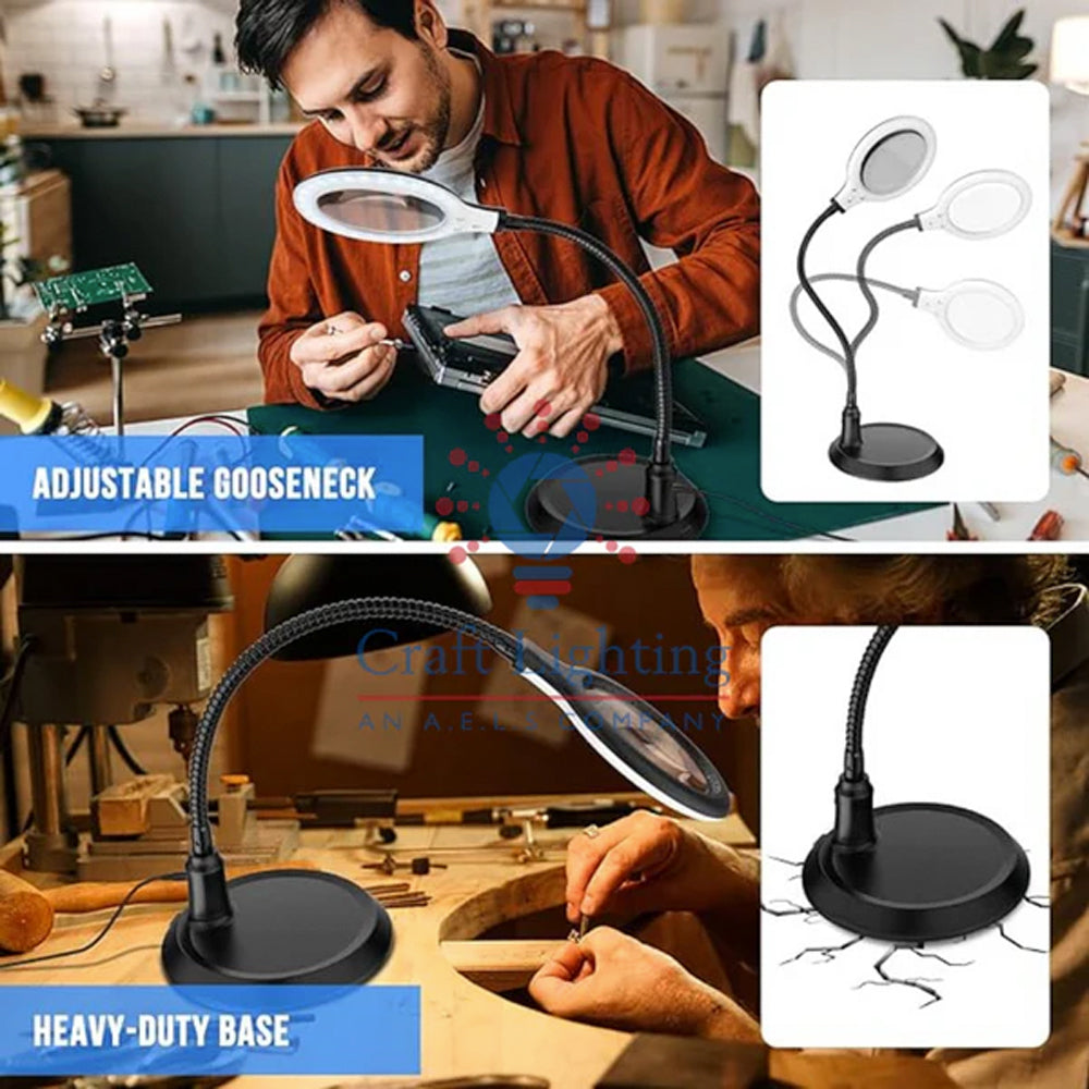 Craft Lighting Inquisitor Dioptre Magnifying Modelling Table Light