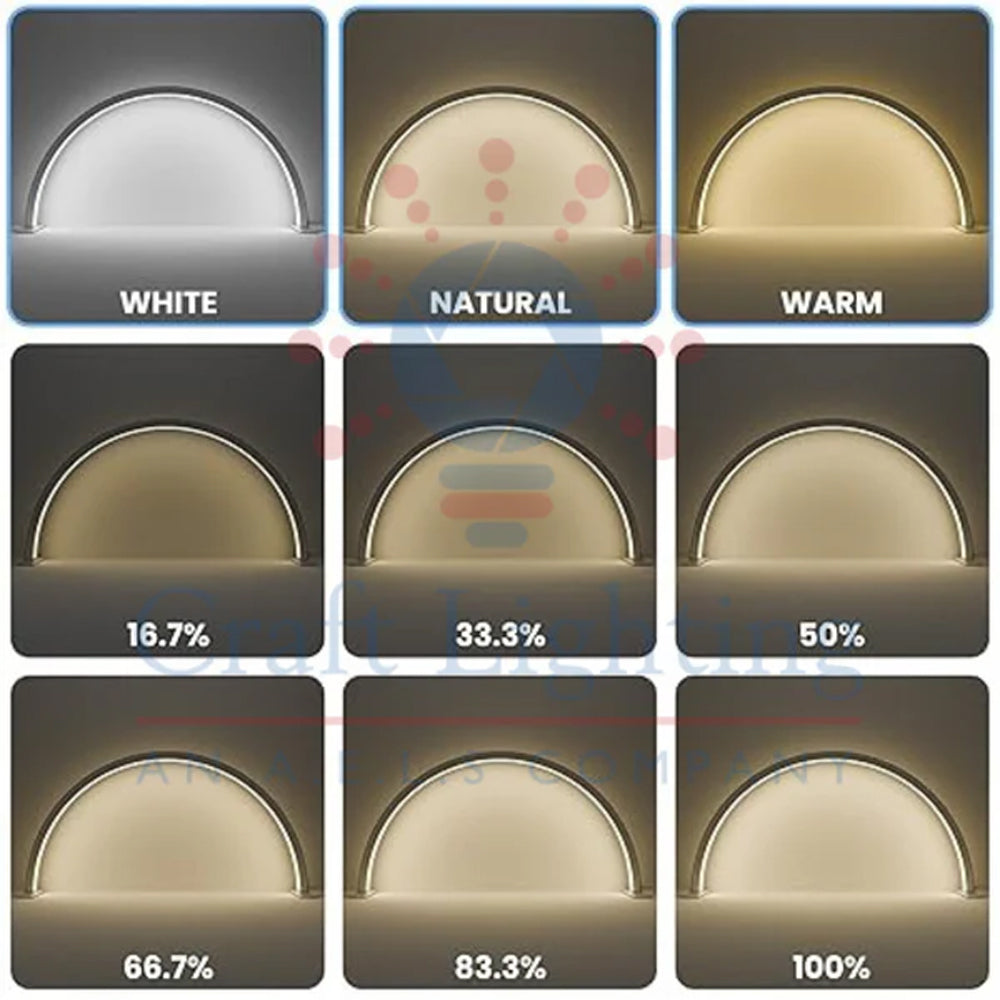 Craft Lighting Crescent Arch LED Lamp - White