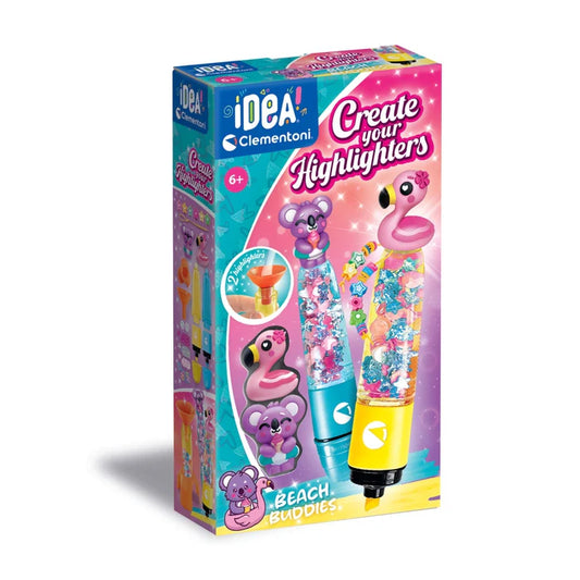 Clementoni Idea Create Your Highlighters - Beach Buddies