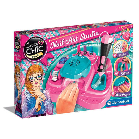 Clementoni Crazy Chic - Nail Art Studio Age 6+