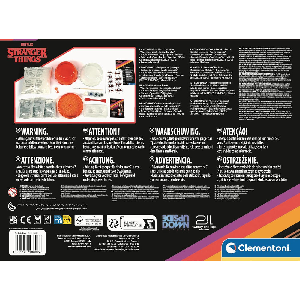 Stranger Things: Vecna's Hideout Upside Down Terrarium - Clementoni