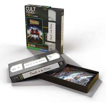 Cult Movies: Back To The Future 500pc Jigsaw Puzzle Retro VHS Case 35110