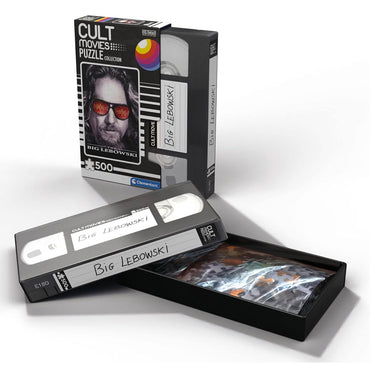 Cult Movies: The Big Lebowski 500pc Jigsaw Puzzle Retro VHS Case 35113