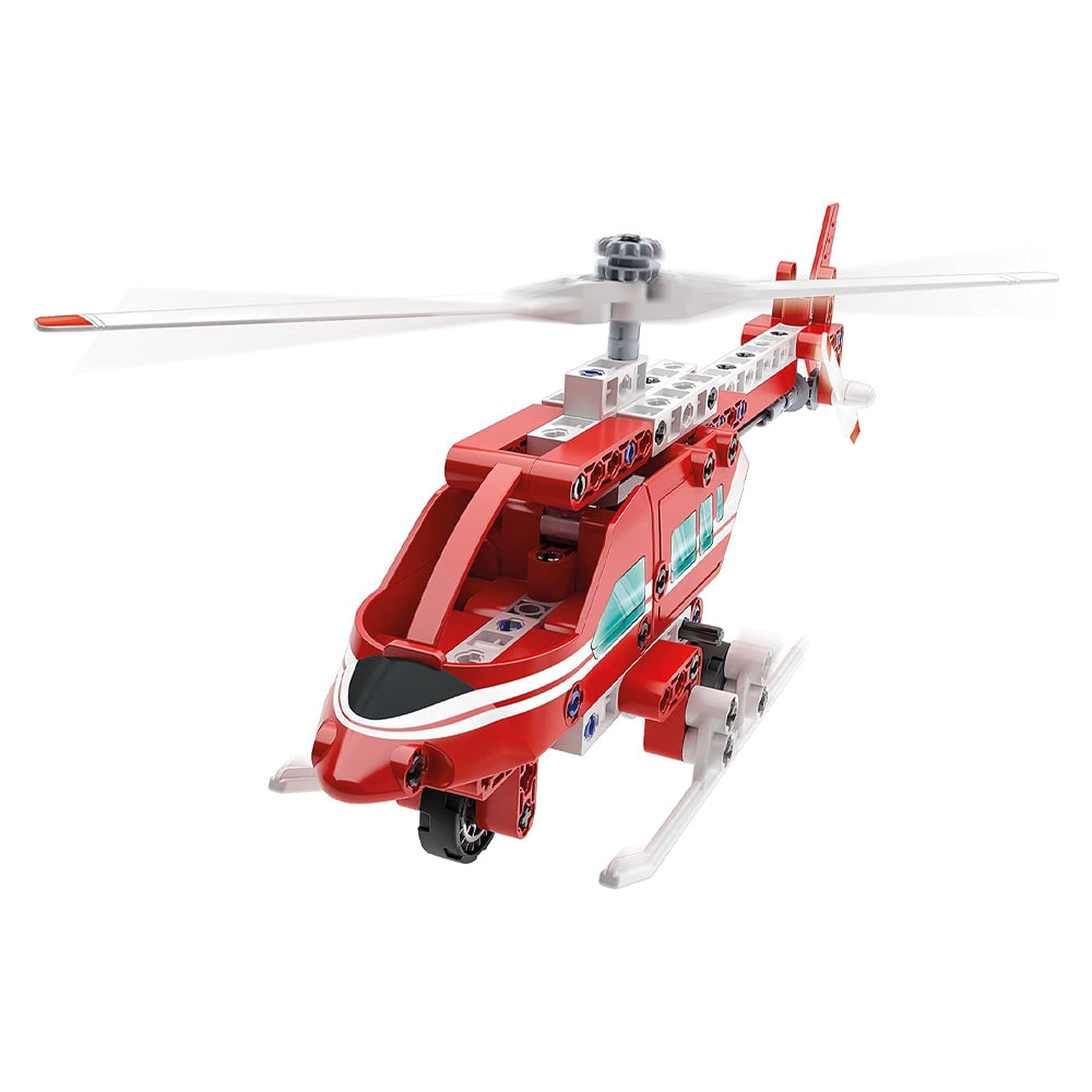 Clementoni Science Museum Mechanics - Firefighting Helicopter STEM Toy Age 8+