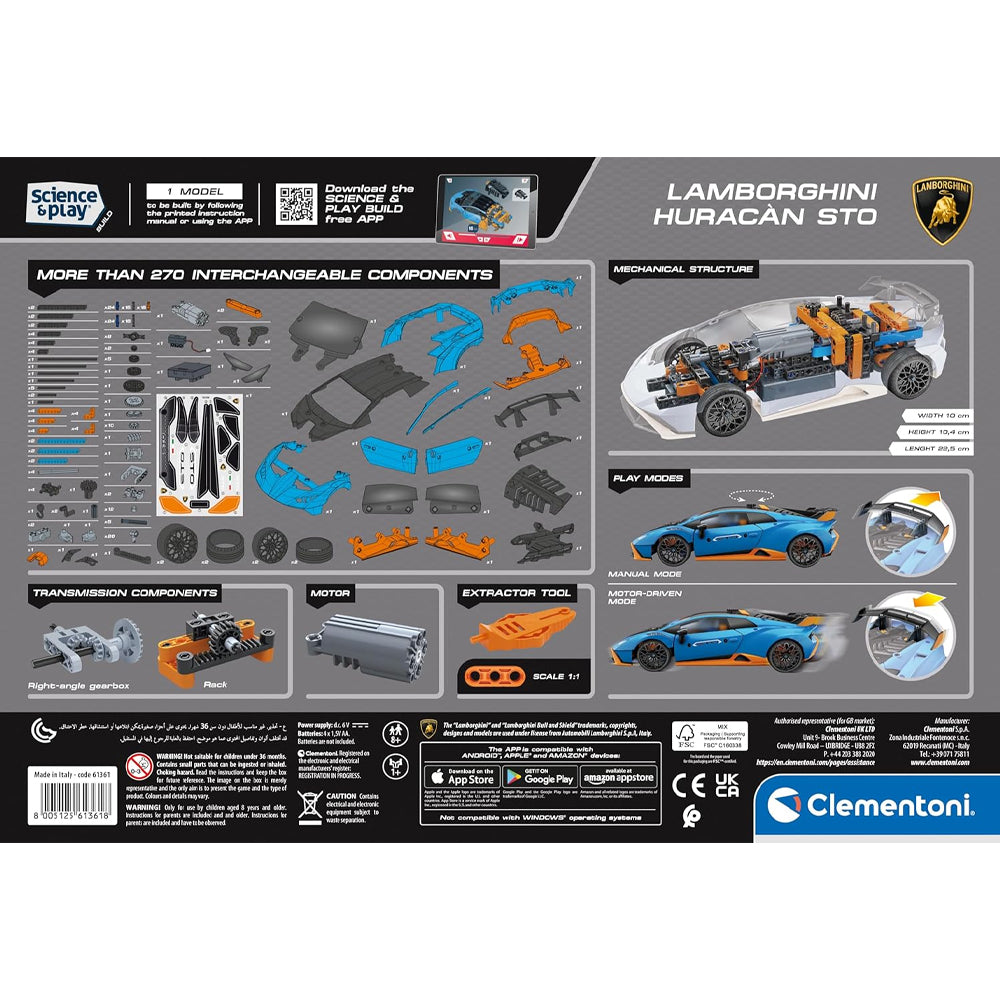 Clementoni Mechanics - Lamborghini Huracan STO STEM Toy