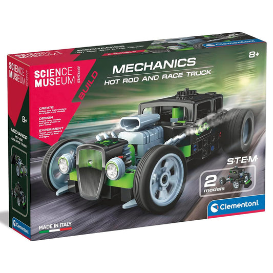 Clementoni Science Museum Mechanics - Hotrod STEM Toy Age 8+